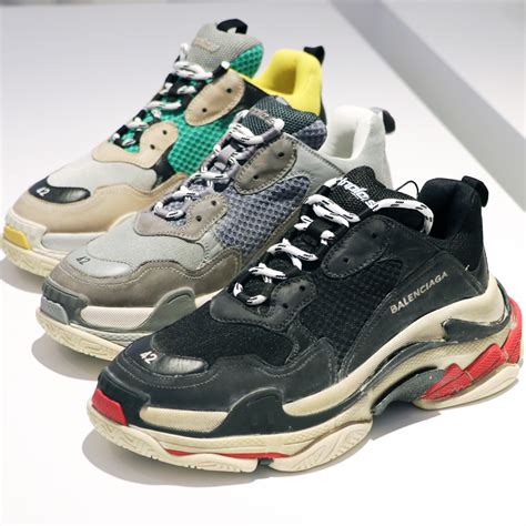 balenciaga triple s sneakers.